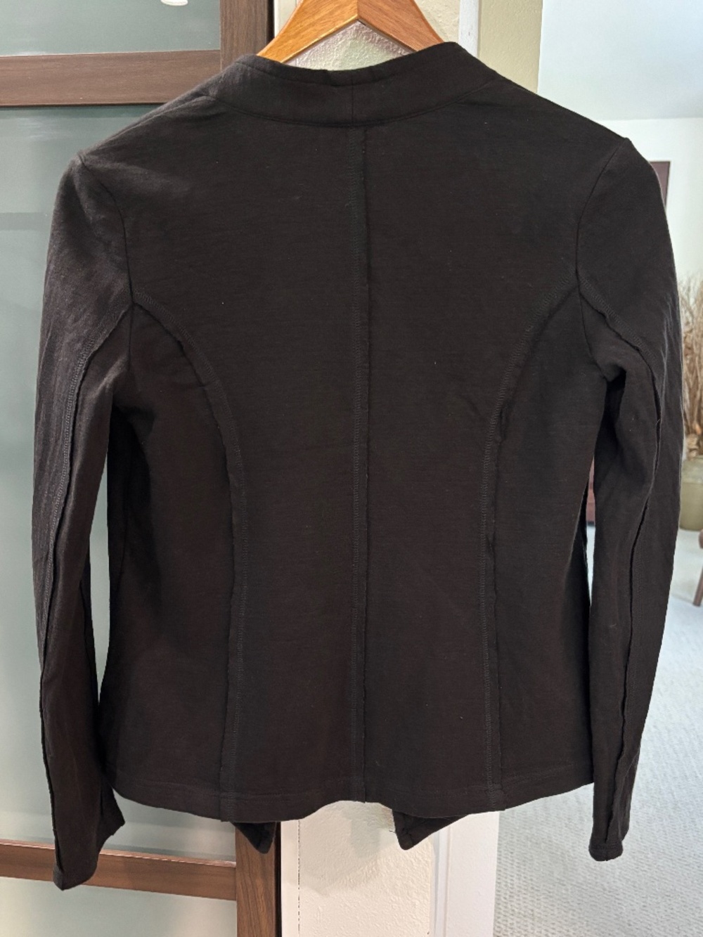 Caslon Single-button Knit Blazer - Black XS - Picture 6 of 10